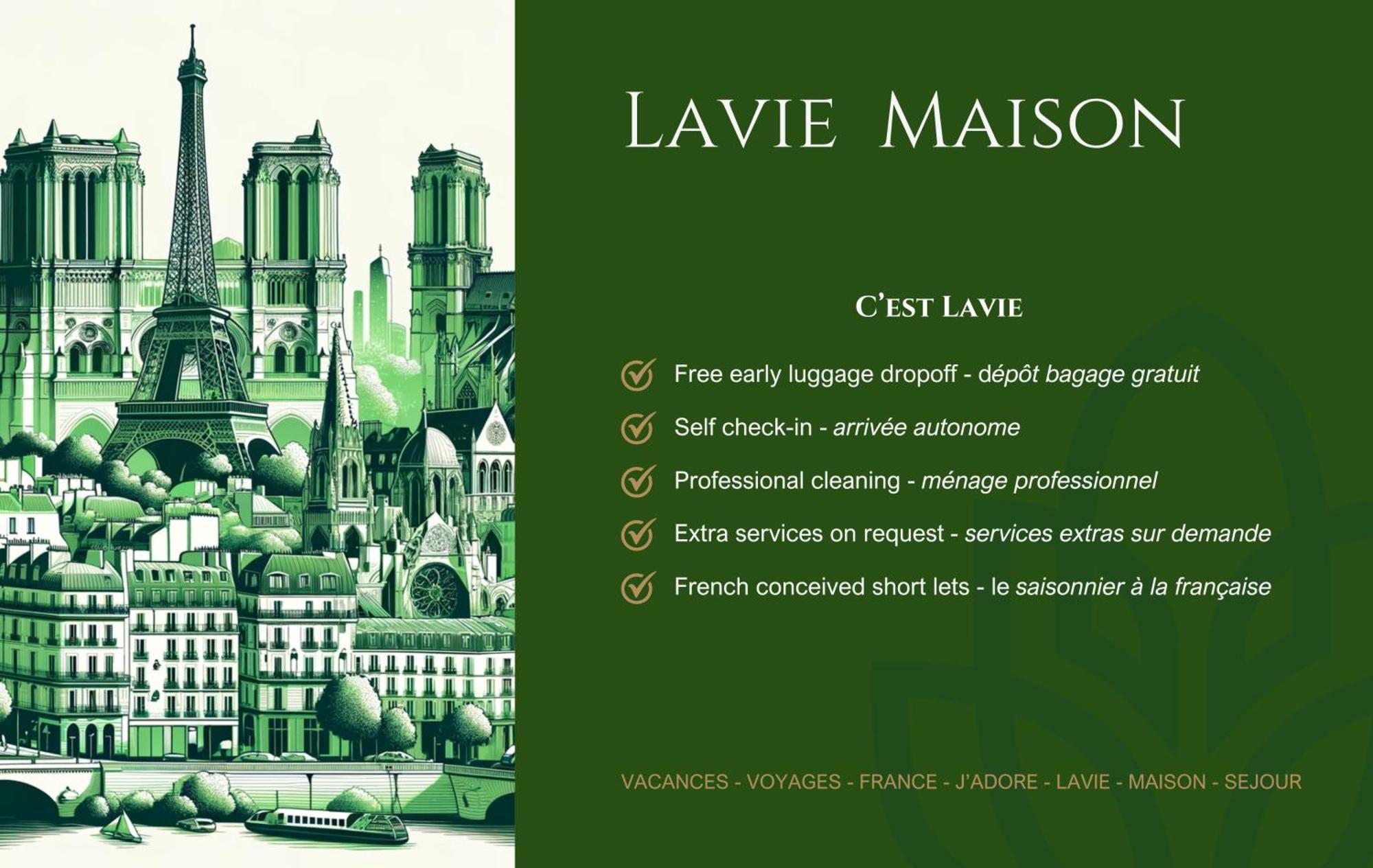 Lavie Maison Balneo Garden Flat Бордо Екстериор снимка